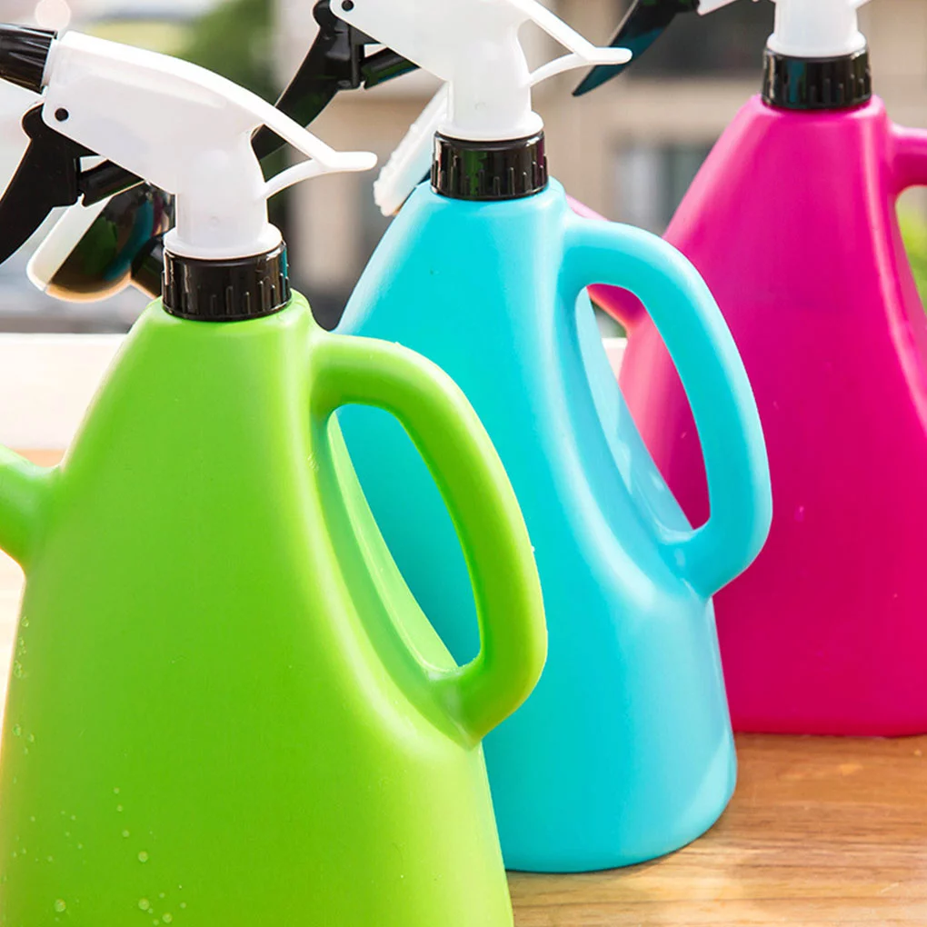 New Portable 1000ML Sprinkling Manually Gardening Tools Watering Can Plant Water Sprayers Flower Irrigation Spray Water Bottle rose red