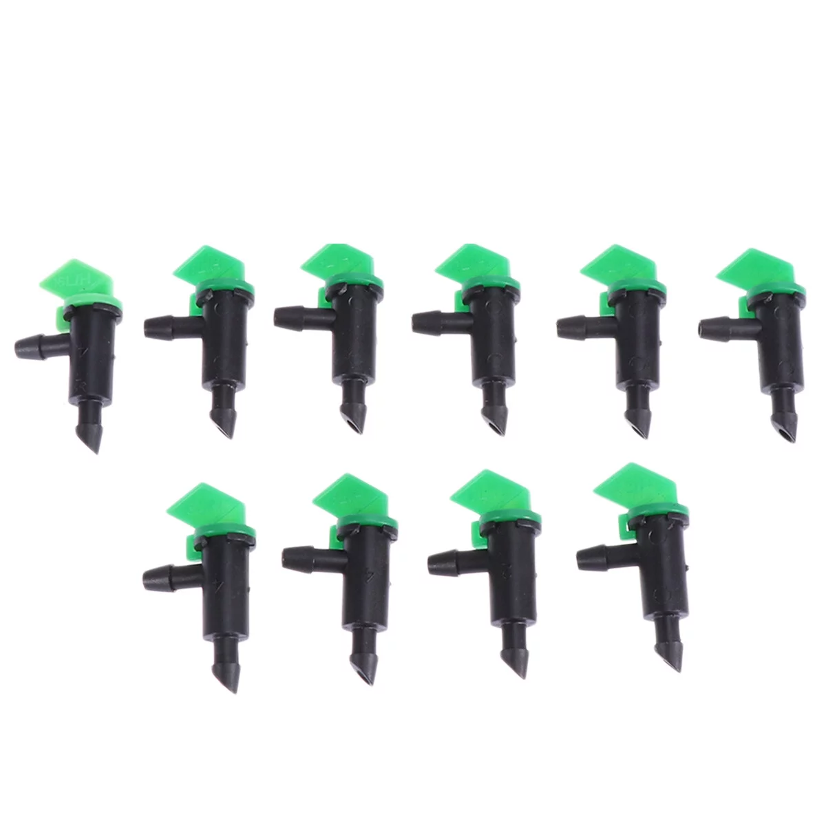 Guichaokj 25PCS 16L Detachable Drip Irrigation Garden Dripper Flag Shaped Dripper