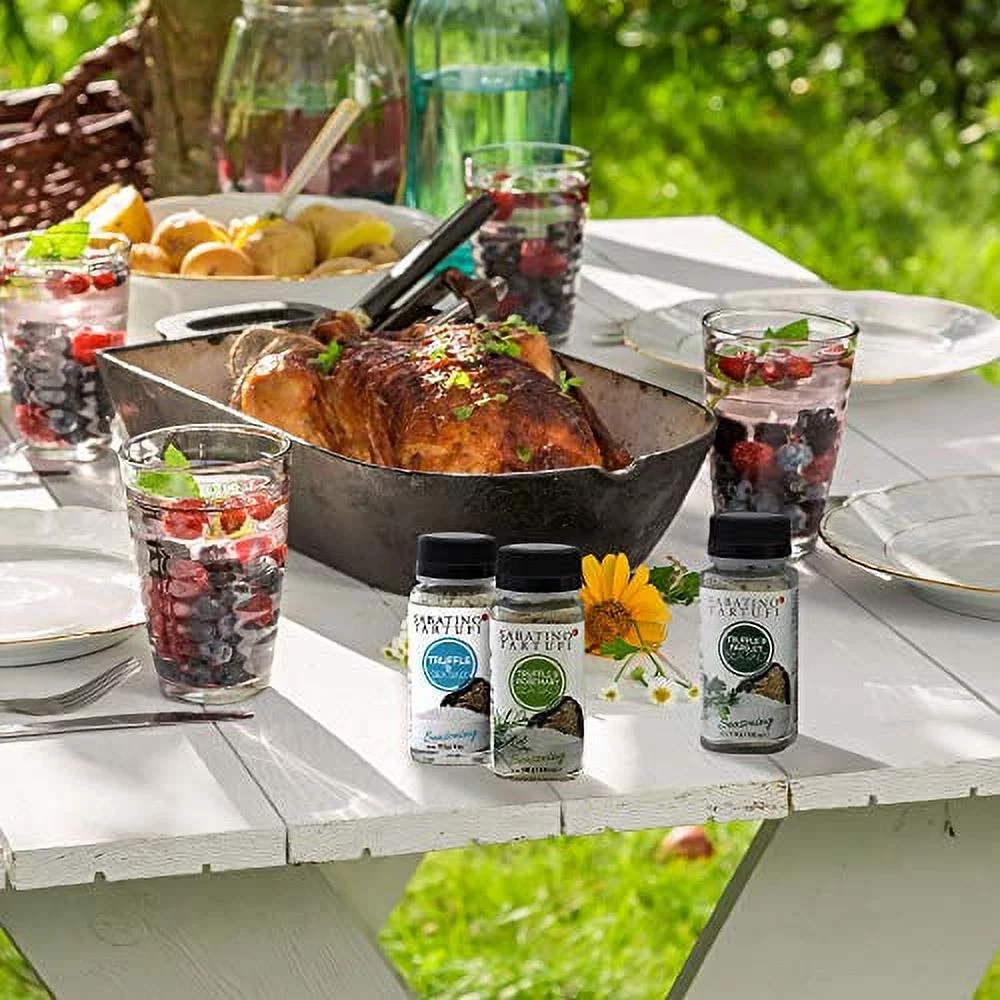 Sabatino Tartufi Truffle Salt Shaker, All Natural Gourmet Truffle Salt Seasoning, Sicilian Sea Salt,Kosher, Non-Gmo Project Verified, 4 oz