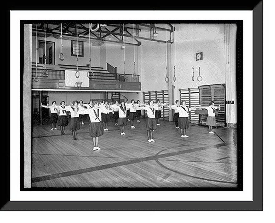 Historic Framed Print, Eastern High School, gymnasium, [Washington, D.C.], 17-7/8