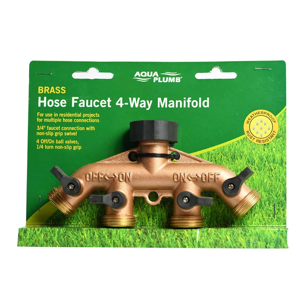 Thrifco 8429951 Brass Hose Faucet Manifold (62010)