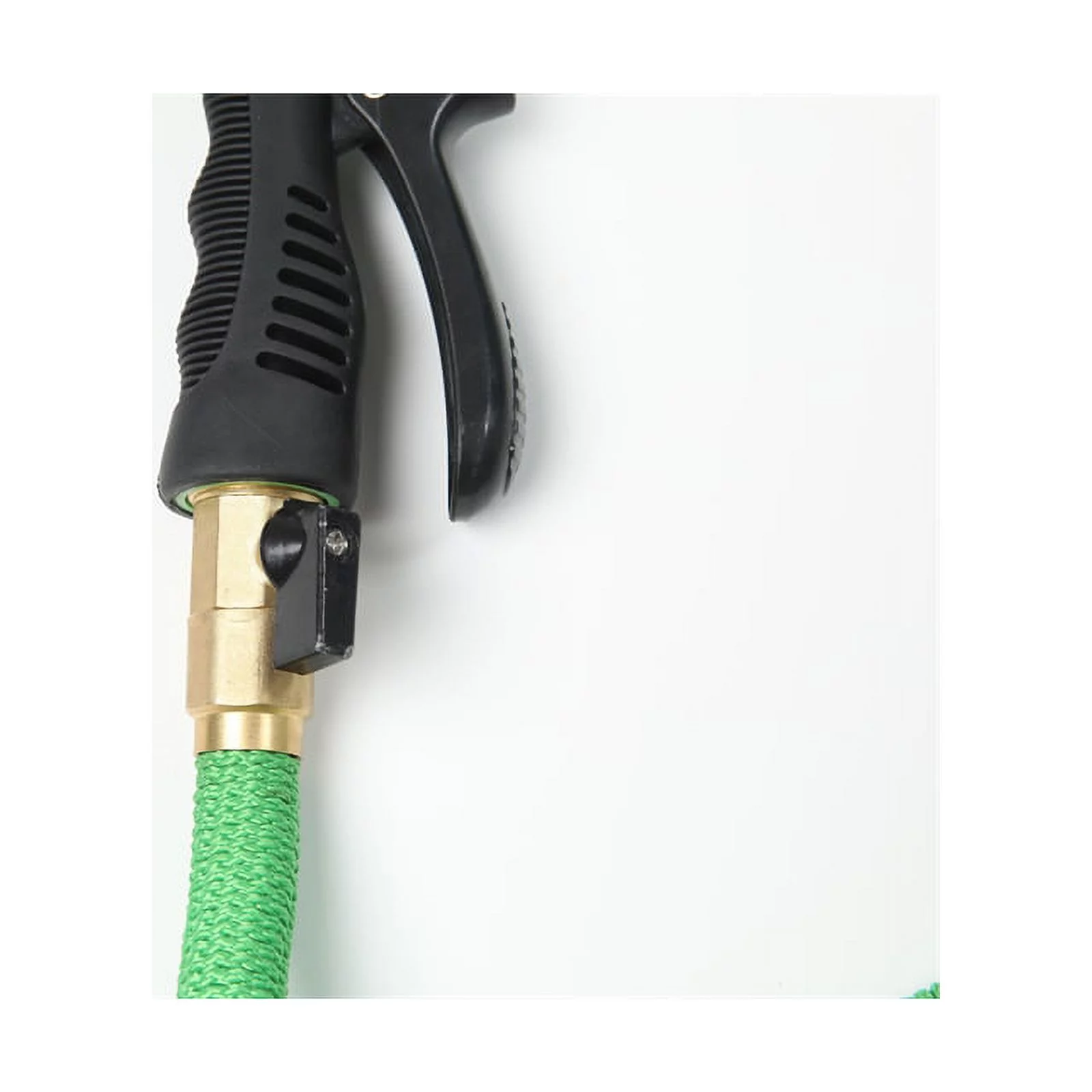 LuxenHome Set of 2 50ft Green Garden Hose