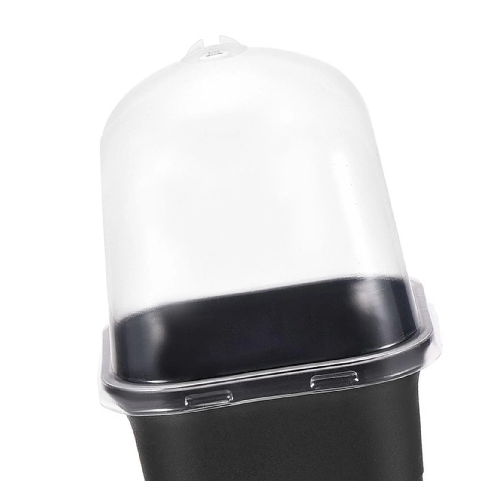 oshhnii 5Pcs Flower Pot Garden Plant Pots Mini Landscaping Plants Plant Nursery Pots Black