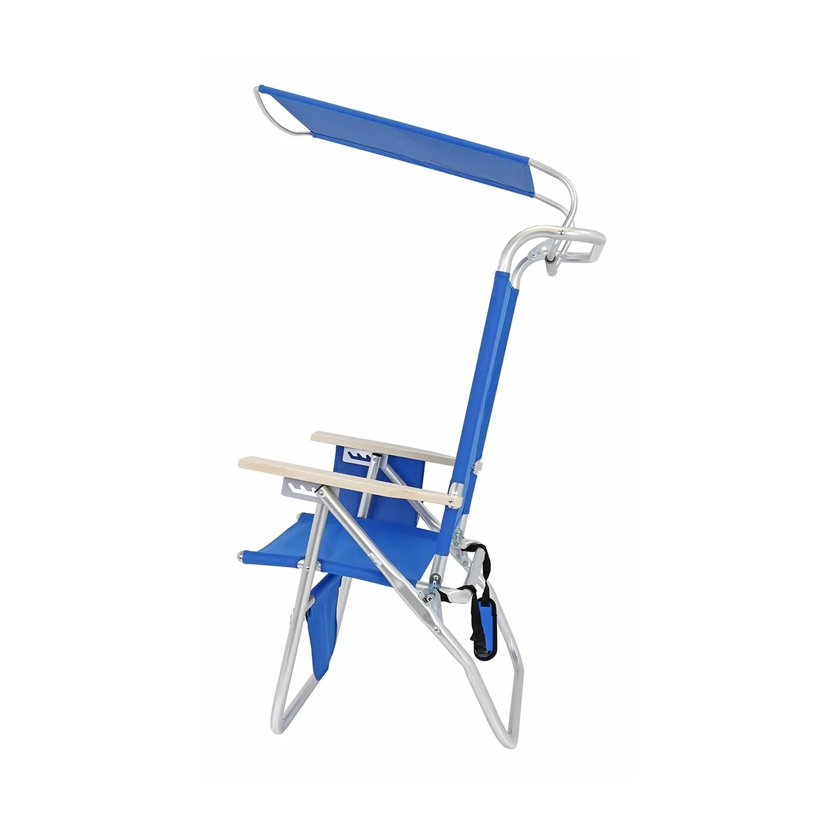 17 Inches High Seat Big Tycoon Aluminum Beach Chair with Canopy