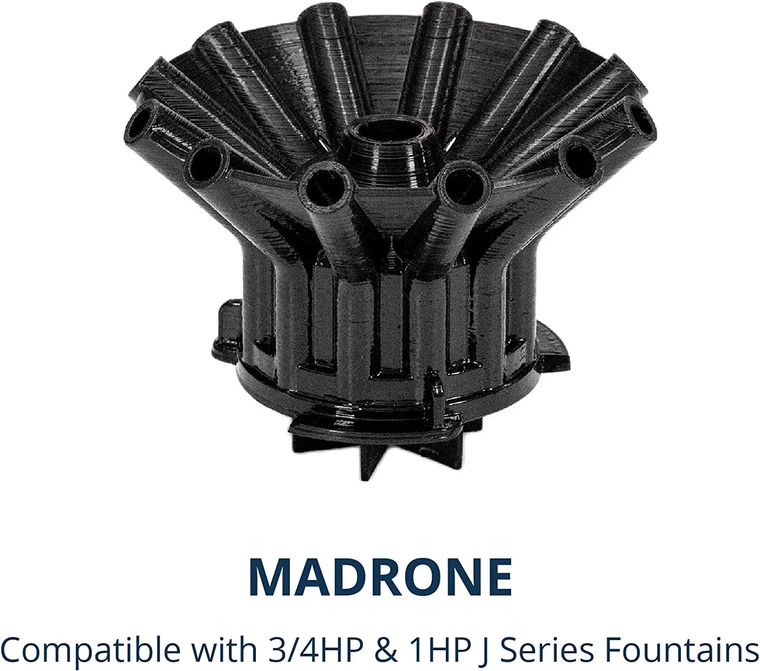 Kasco J Series 3/4 HP and 1 HP Madrone Premium Fountain Nozzles Only (Fountain not Included)