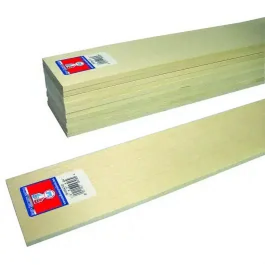 1PC Midwest Products 4306 Basswood Sheet, 24 Inch Basswood (Case of 5)