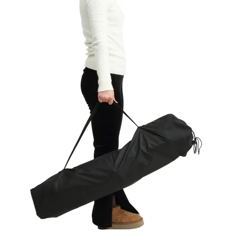 Luccalily Hammock Folding Camping Chair with Storage Bag, Portable Oversize Swinging Hammock Chair for Hiking, Fishing, Party, Black