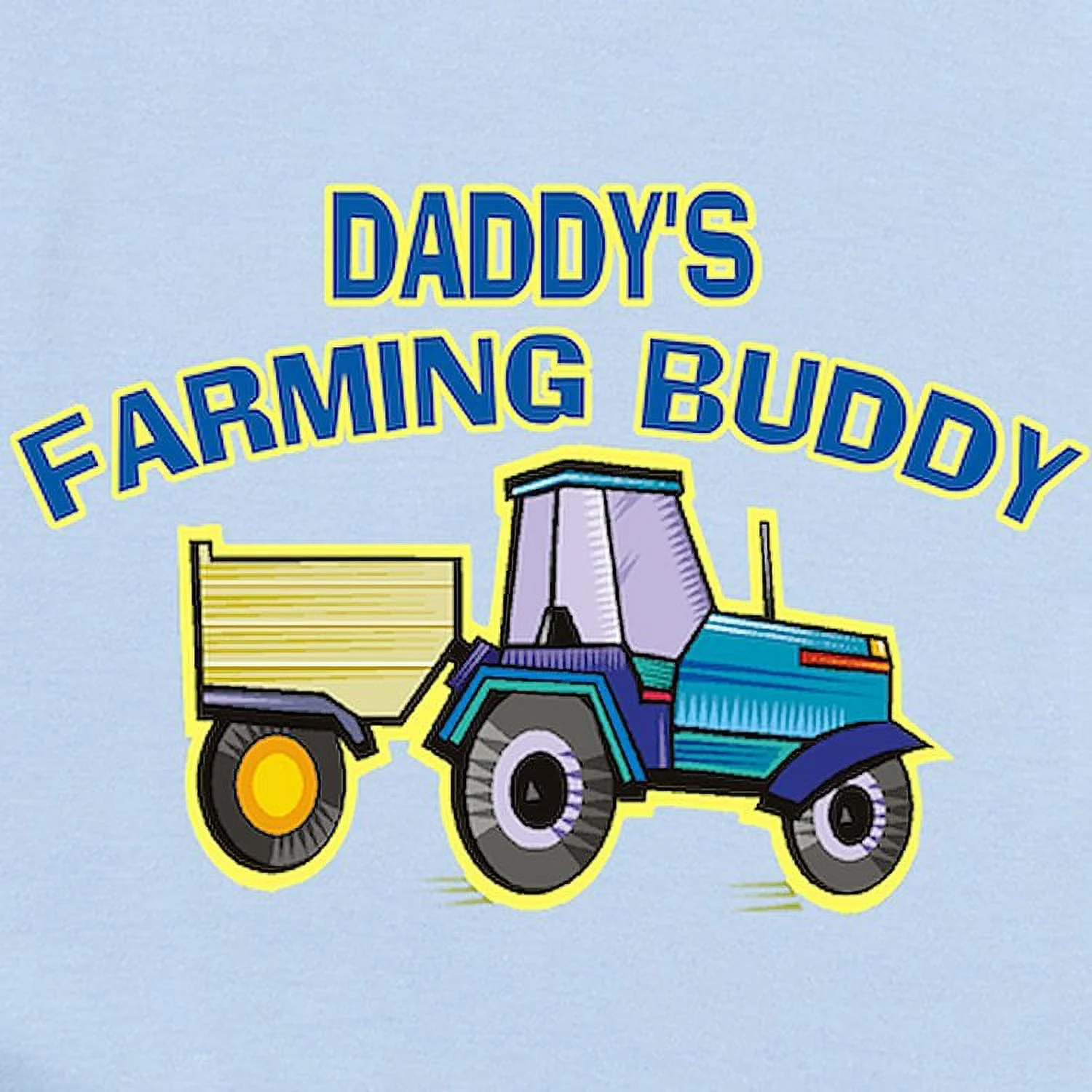 CafePress - Daddy's Farming Buddy Infant Bodysuit - Baby Light Bodysuit, Size Newborn - 24 Months