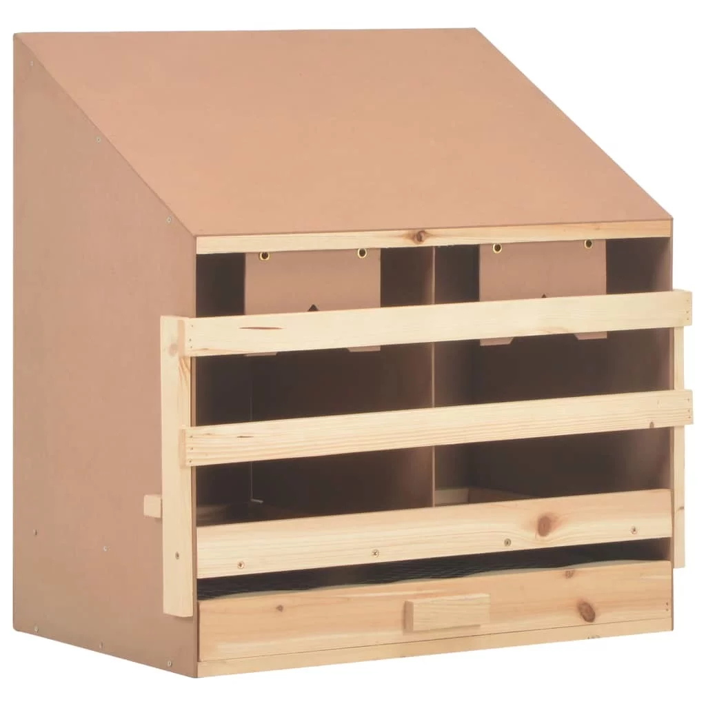 vidaXL Chicken Laying Nest 2 Compartments 24.8
