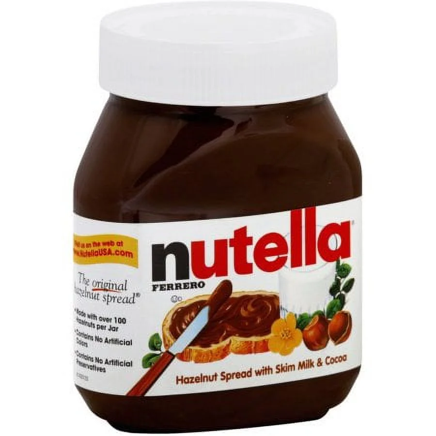 Nutella Ferrero Chocolate Hazelnut Spread - 26.5oz (Pack of 2)