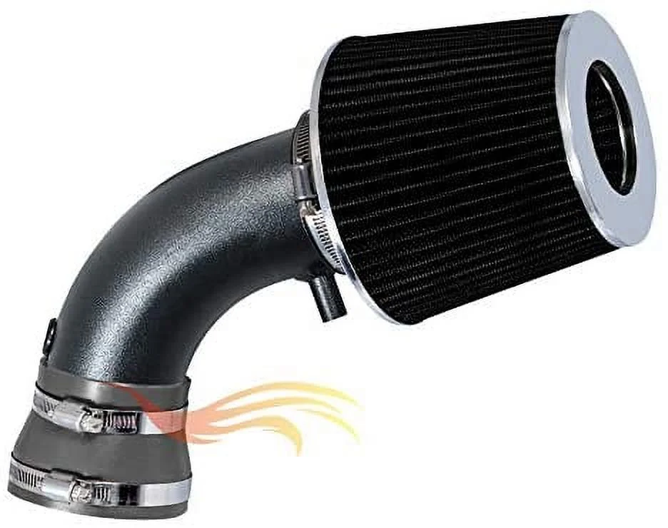 RW SERIES - MATTE BLACK PIPE GRAY - SHORT RAM INTAKE Compatible For 01-07 DODGE CARAVAN/CHRYSLER VOYAGER