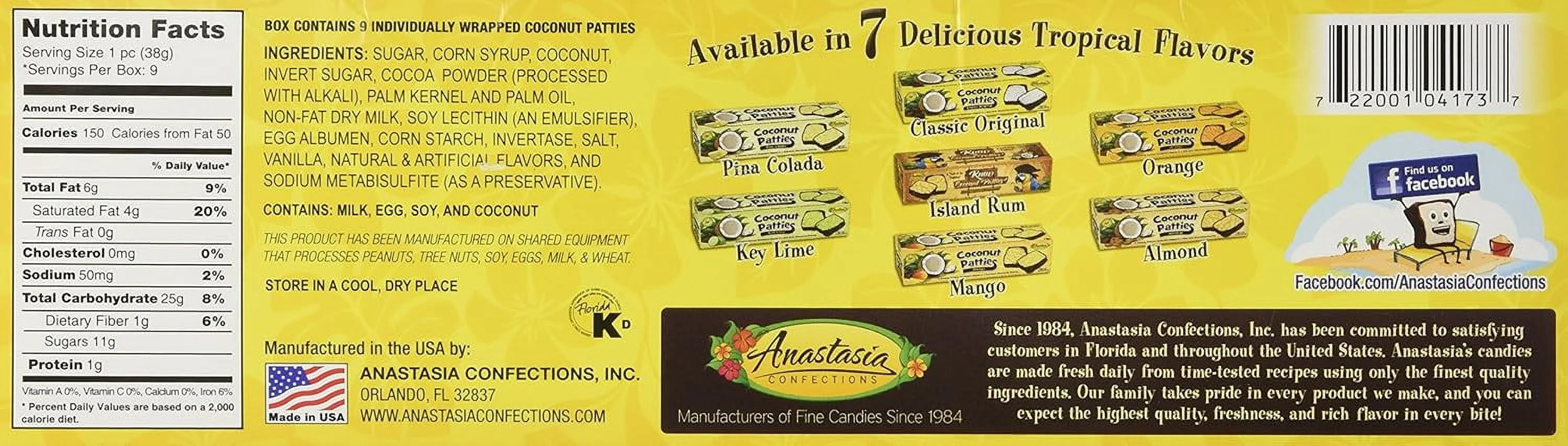 Original Flavor Coconut Patties(12 oz, 9 count)