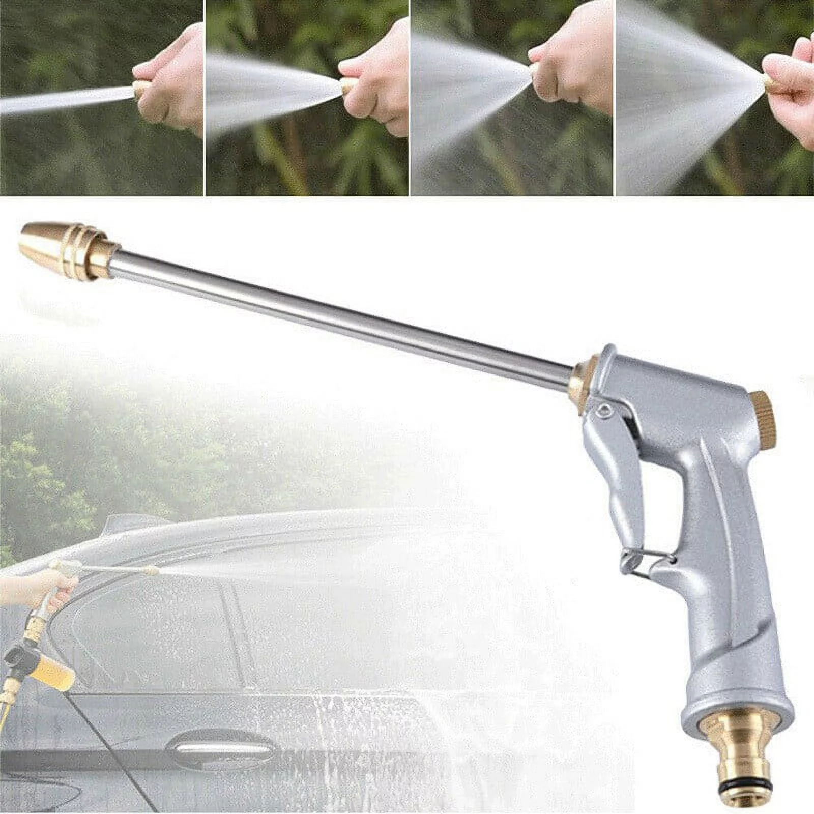 LLQkigsxse Irrigation Sprinkler Timer High Pressure Water Nozzle Long Spray Nozzle Garden Hose Lawn Car Wash Teacher Gifts