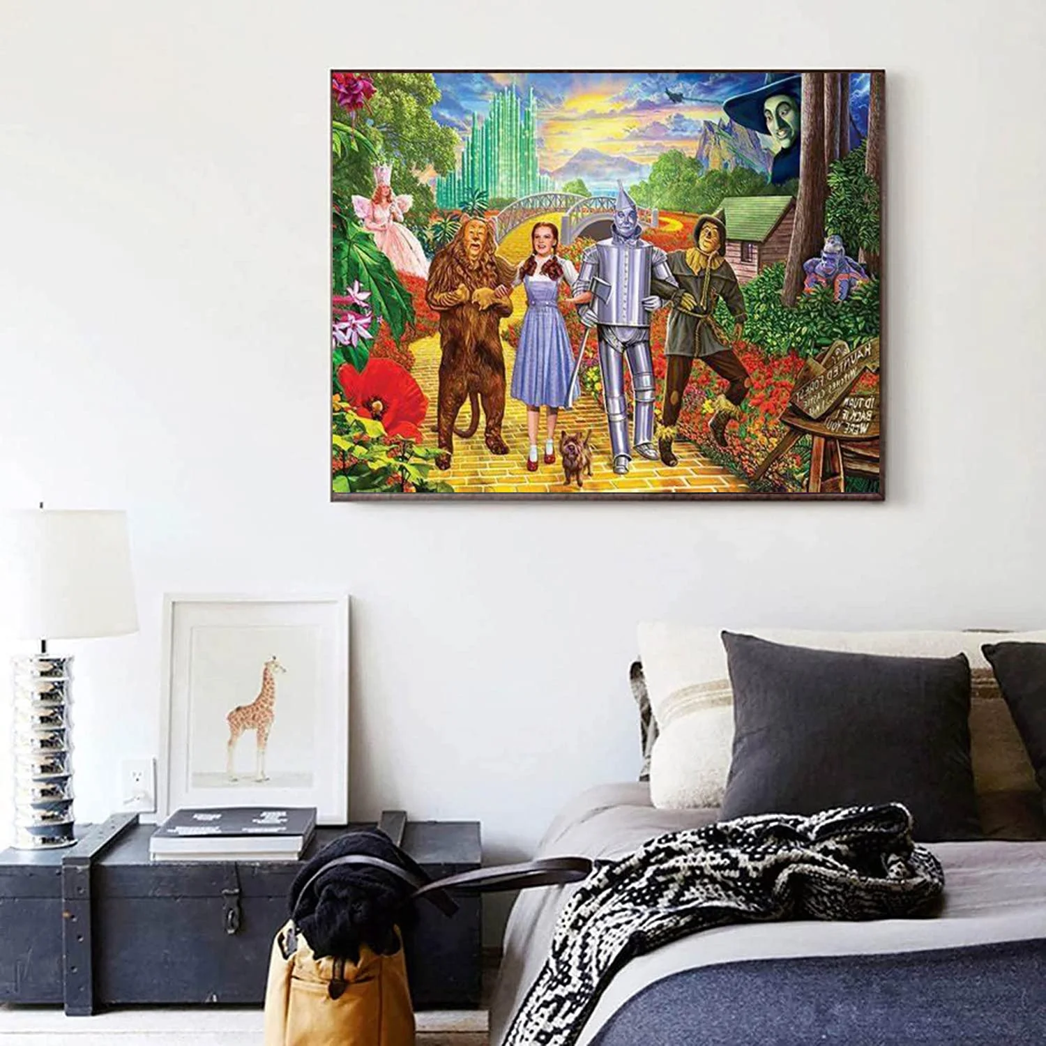 Diamond Painting Kits for Adults,Anime Diamond Art,The Wizard of Oz Diamond Painting.Home Interior Decoration Diamond Painting, 12 x 16 Inch