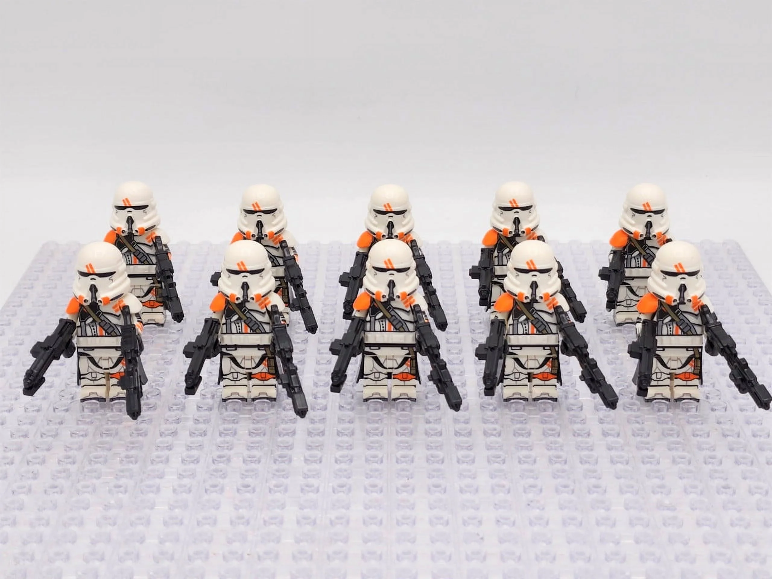 Star Wars Phase 2 212th AIrborne Clone Troopers Paratroopers Custom Minifigures
