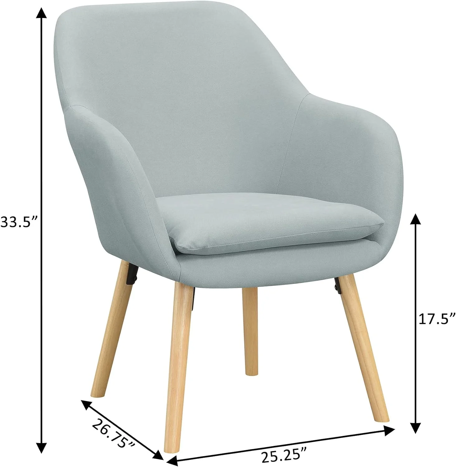 Take A Seat Charlotte Accent Chair, 25.25