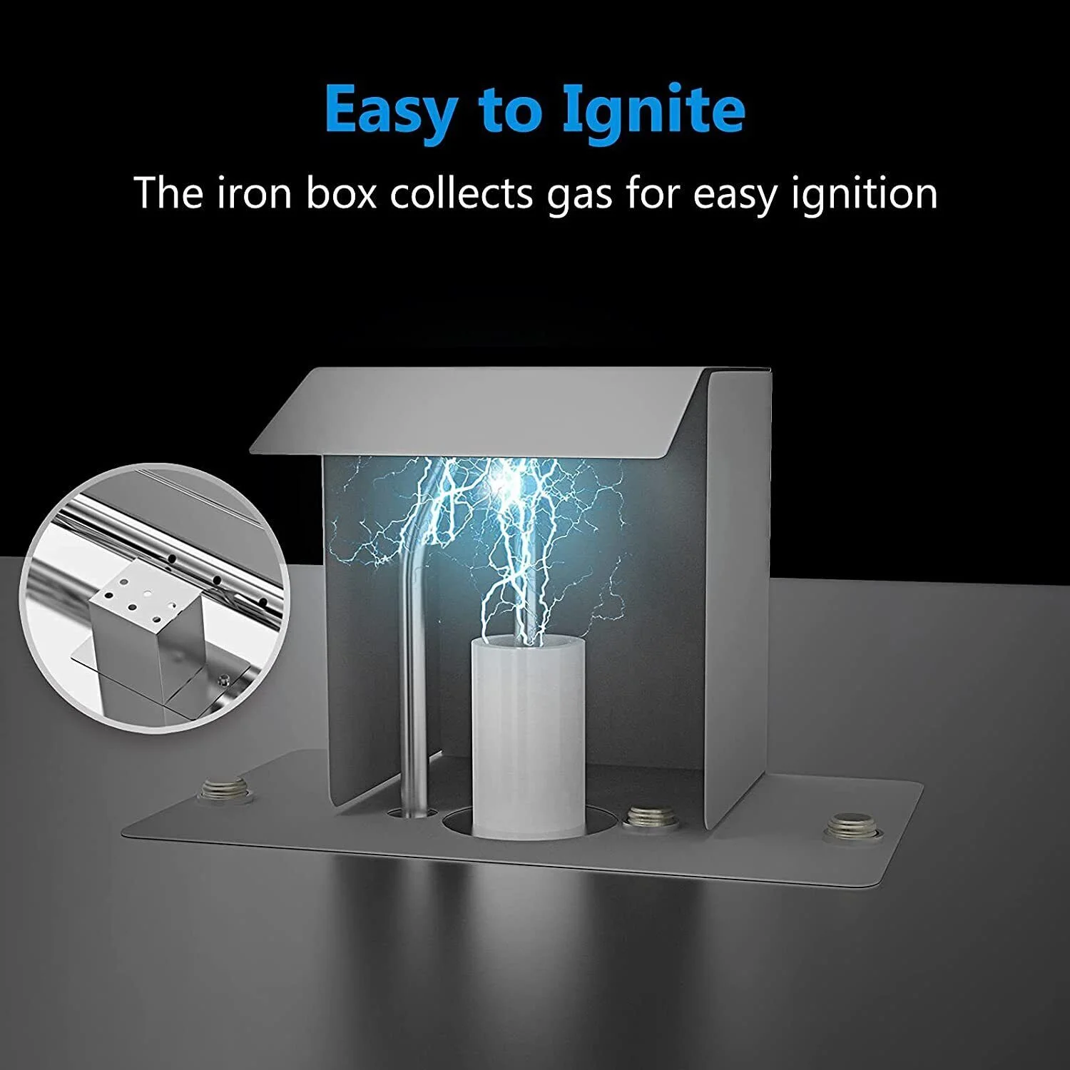 Drop-in Insert Fire Pit Pan Burner Kit,Fire Pit Table Insert Stainless Steel