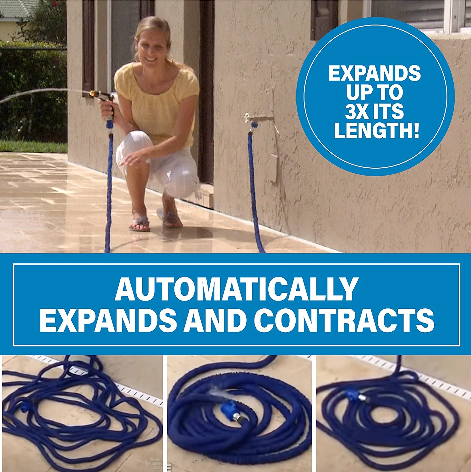 Xhose Garden Hose Expandable Hose Water Hose Dac Fiber Hose 25ft