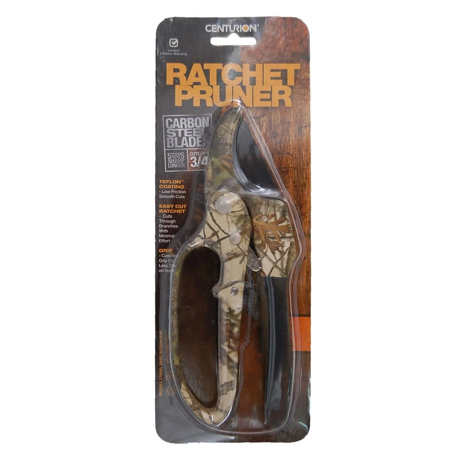 Centurion 1271 9.64 Camo Ratchet Pruner With Big Loop