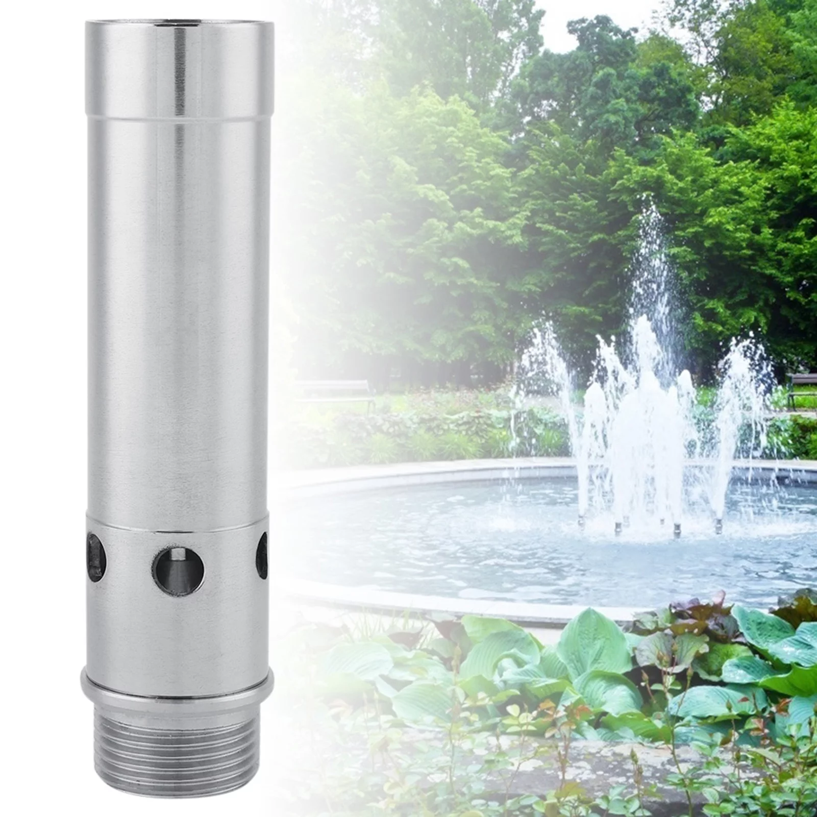 Fountain Nozzle Stainless Steel Water Fountain Nozzle Spray Pond Sprinkler Head Fountain Nozzle(1InchDN25)