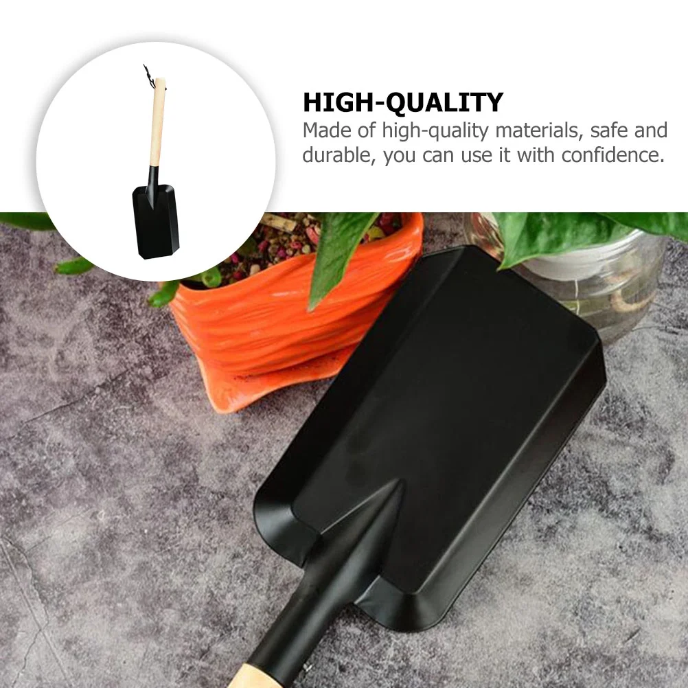 NUOLUX Ash Fireplacestove Coal Tool Scoop Firepit Coals Wood Tools Fire Hand Charcoal Grill Garden Cleaner Utility Metal Multi