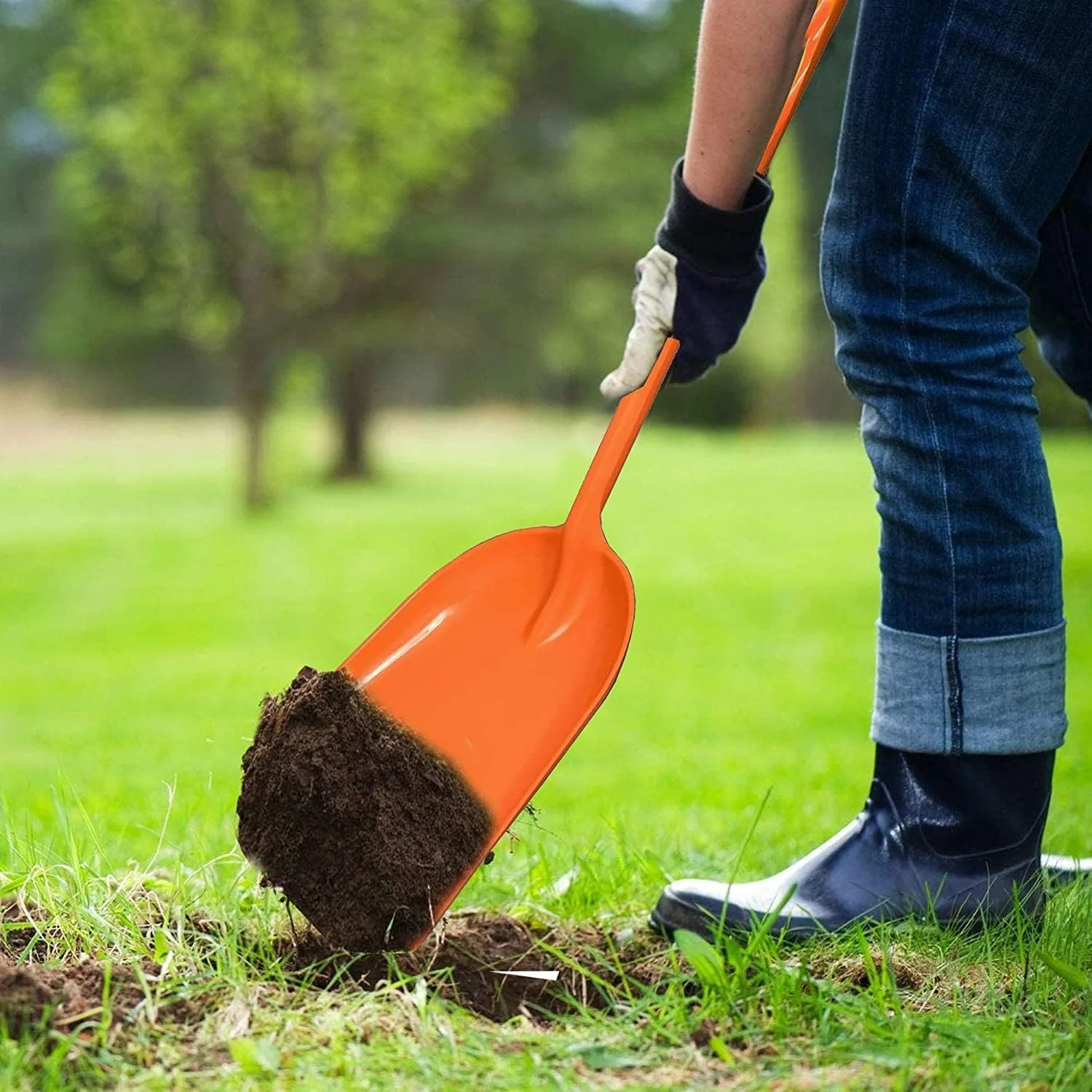 Ashman Plastic Snow Shovel With Durable Multi-Purpose Snow Plastic Shovel (6 Pack)