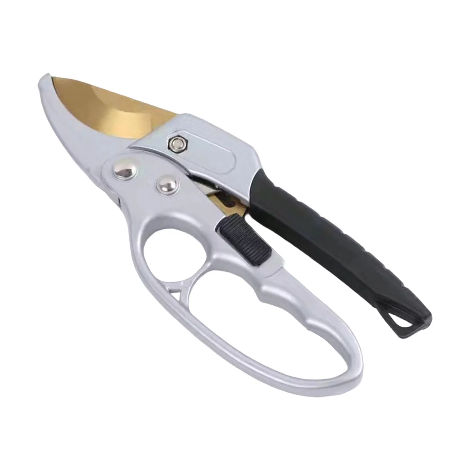 Garden Clippers Gardening Supplies Stainless Steel Multipurpose Heavy Duty Garden Pruning shear Garden pruners for Orchard Farm Bonsai Home Aureate Argent