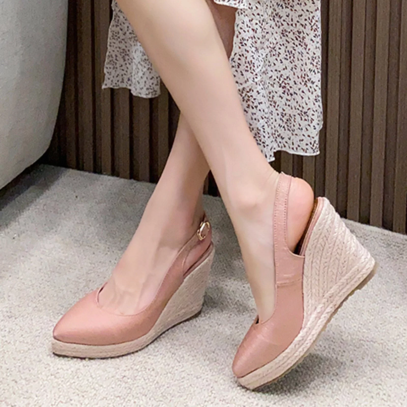 AdBFJAF Sandals Women Dressy Wide Feet High Waist Thermal Brushed Womens Leggings Skin Penetration Transparent Stirrup Slim Black Tights Pantyhoses 2024 Female