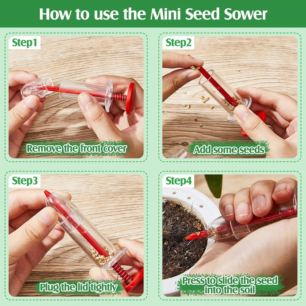 Tool,Set Handheld Seed Handheld Seed Planter Dibber And Set Manual Dibber And Seed Manual Dibber Planter Tool Flowers Pcs Seed Manual And Set Handheld 6 Pcs Seed