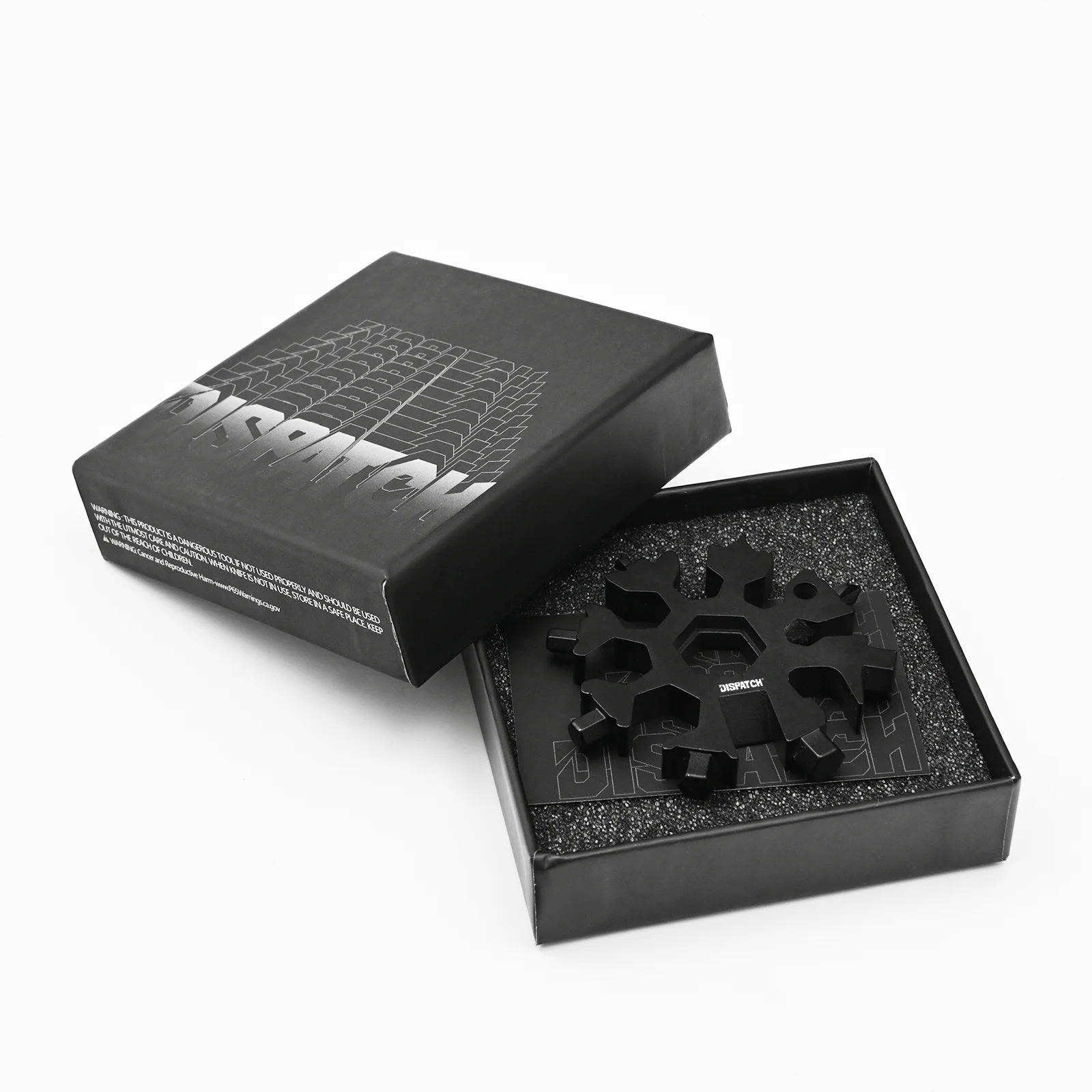 Dispatch Mini 18-IN-1 Screwdriver Knife EDC Multifunctional Hexagon Outdoor Tool Black