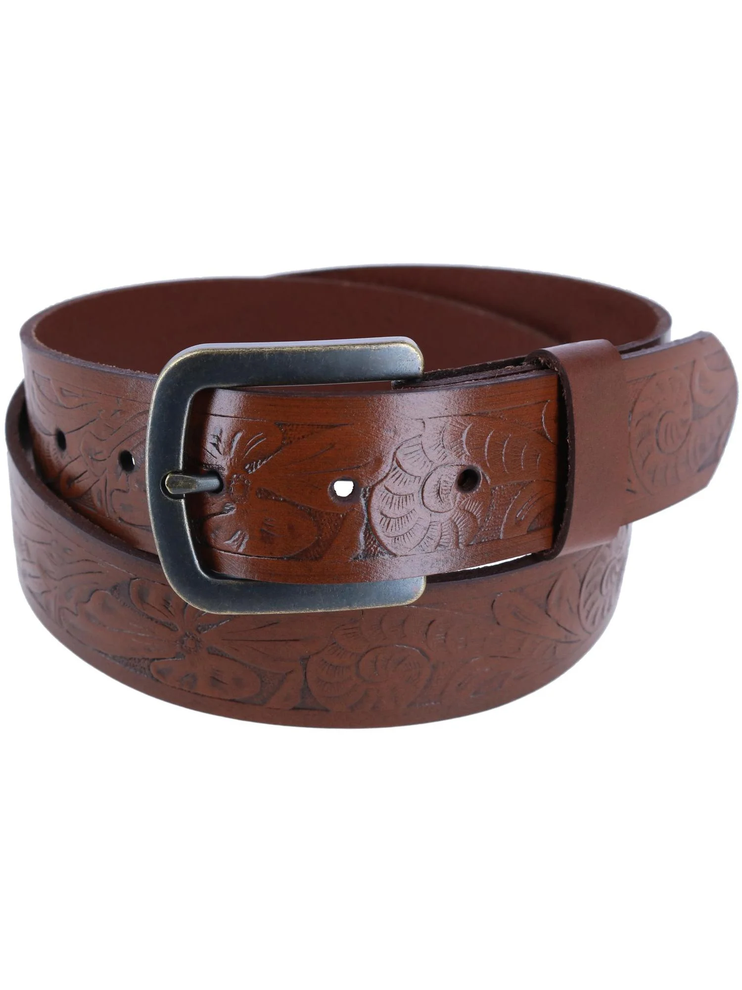 Wrangler  Morning Glory Tooled Western Belt (Men)
