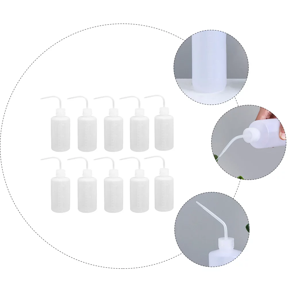 Guichaokj 10pcs 250ML Plastic Watering Bottle Succulent Squeeze Bottles Gardening Tools