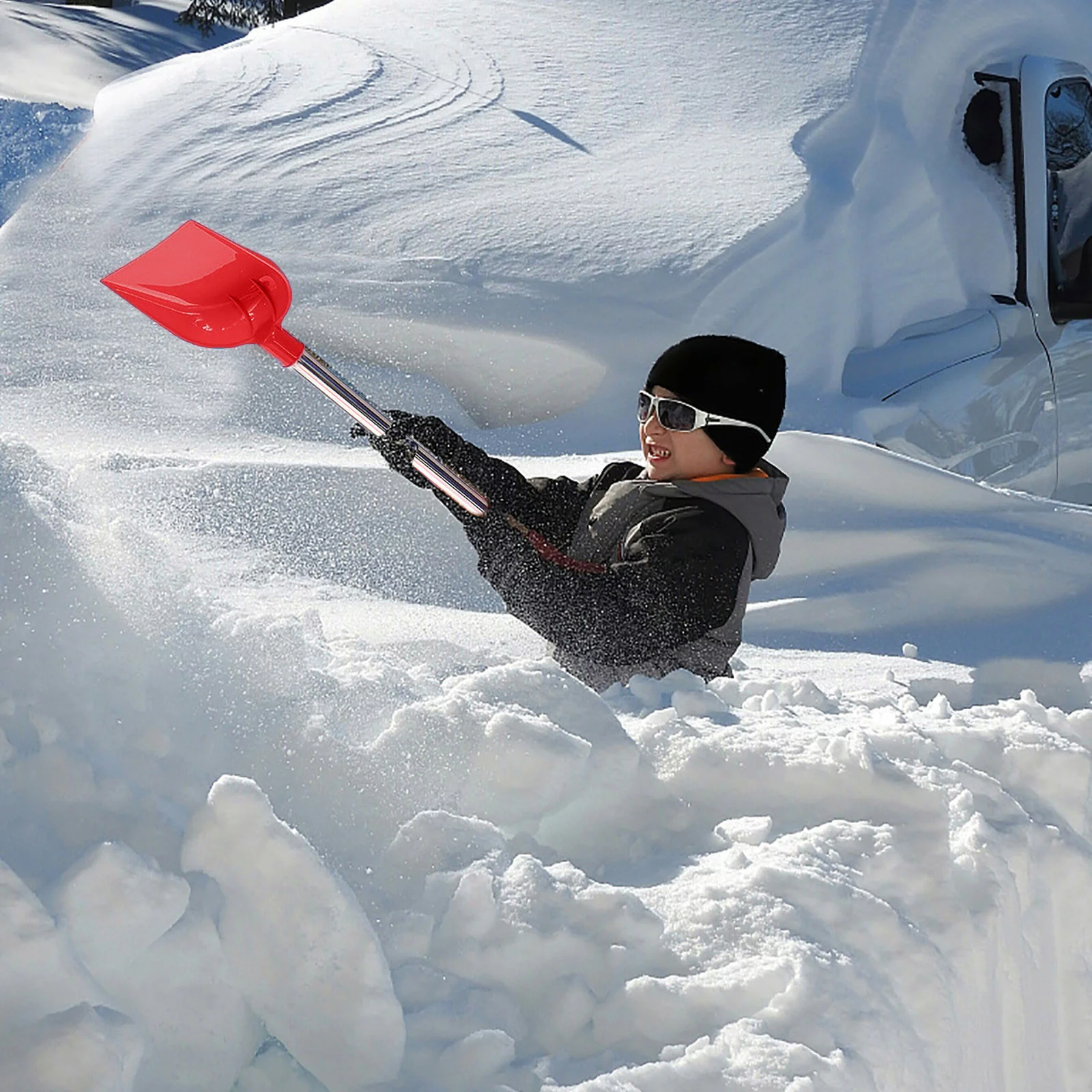 Toys Children'S Snow Shovel Children'S Beach Shovel With Stainless Steel Handle Pp Stainless Steel