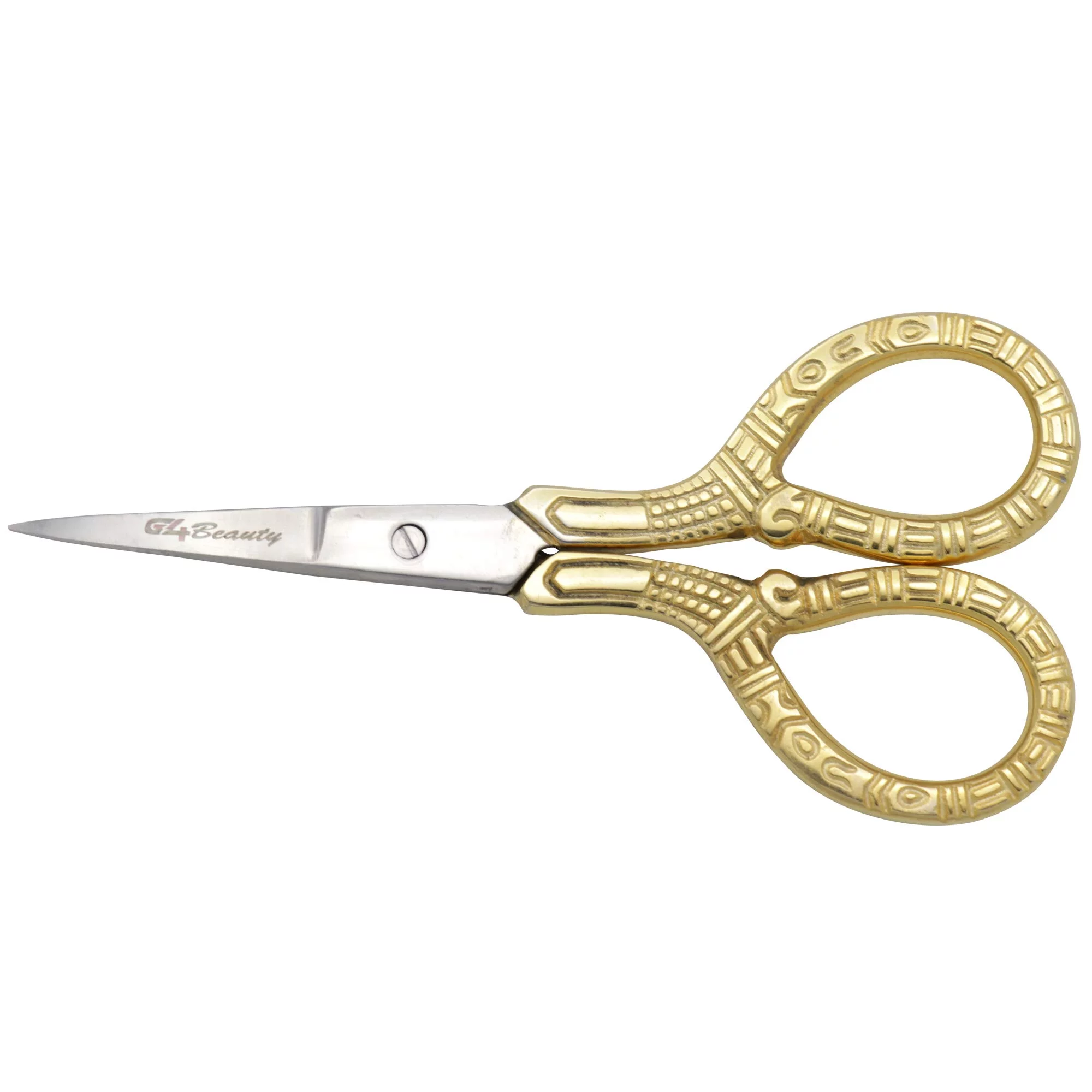 G4 Vision Cuticle Scissors Eye Brow Scissor Manicure Pedicure Grooming Nail Trimming Gold