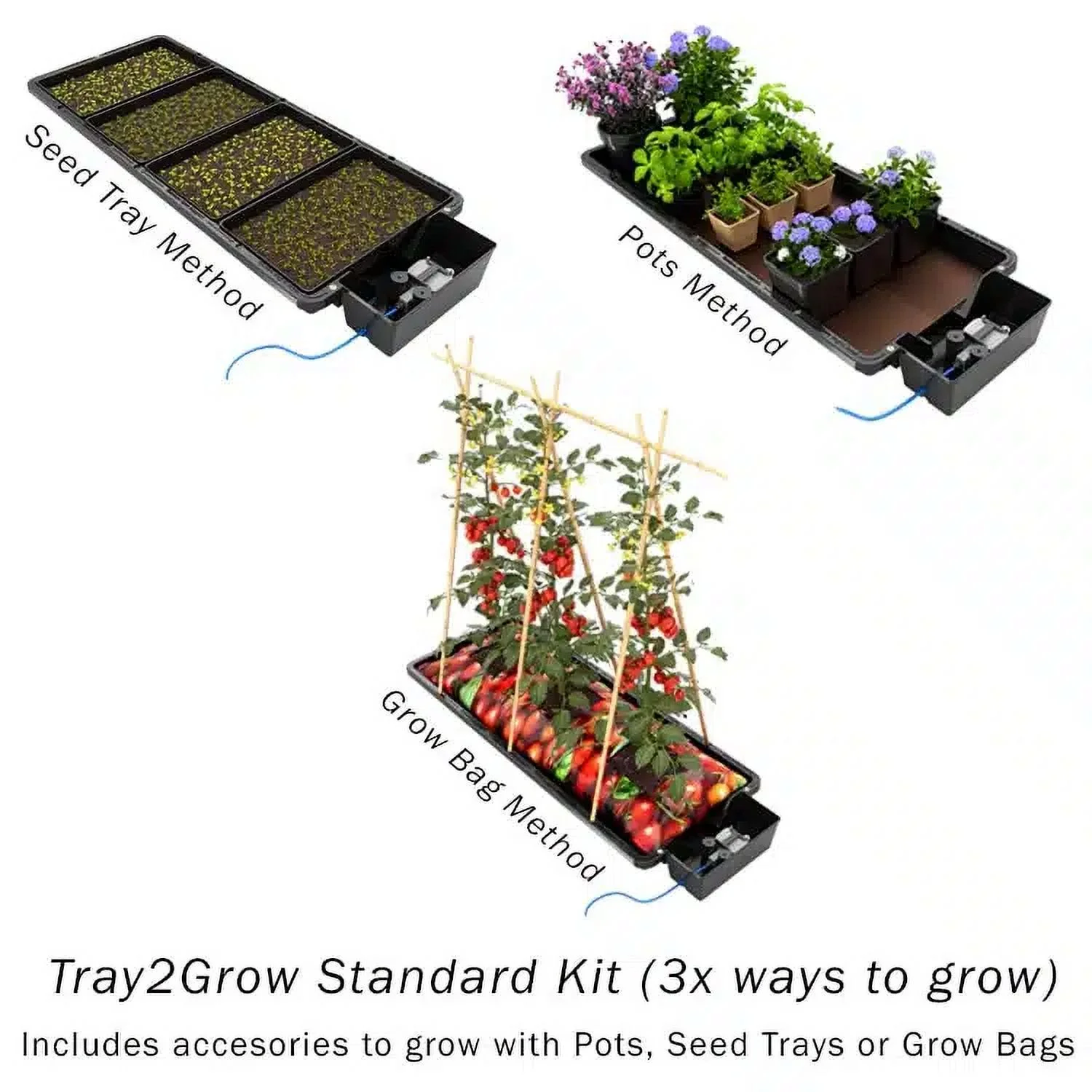 AutoPot Tray2Grow System - Planter Setup (Includes 23.5 gal planter bag)
