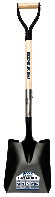 Seymour 49333 Shovel 11-1/2 in L x 9-1/2 in W Blade Ashwood Handle