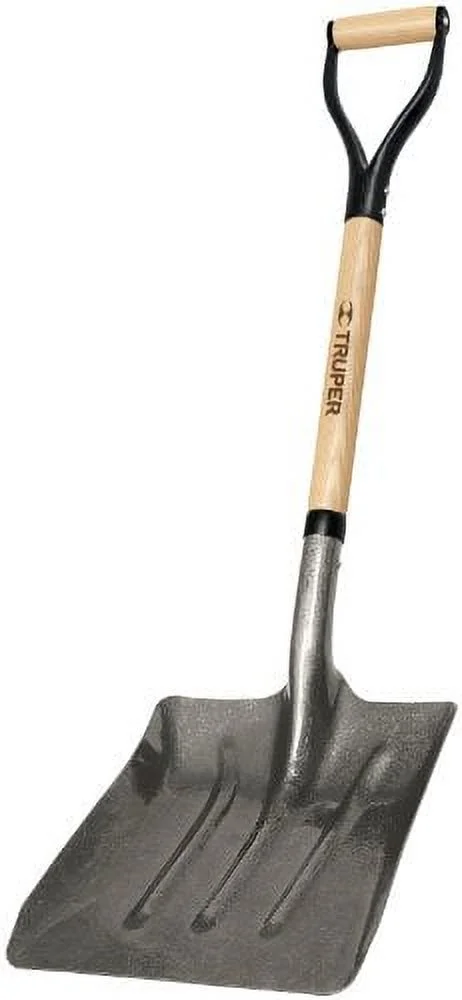 Truper 33111 Tru Pro Coal or Street Cleaner Shovel with No.2  and D-Handle, 27-Inch