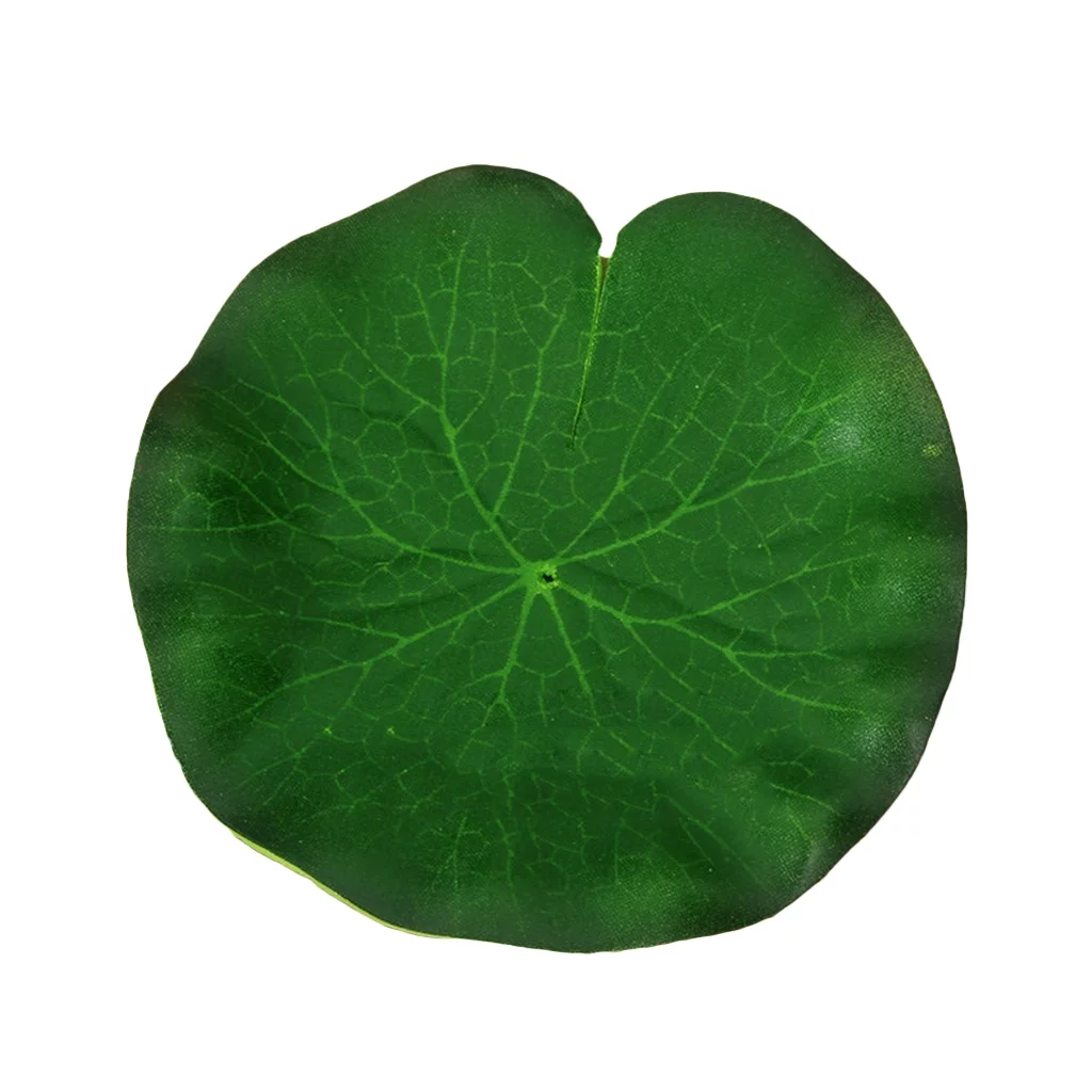 Artificial Lotus Leaves 4-Pack Floating Leaf for Koi Fish Pond Aquarium Decor