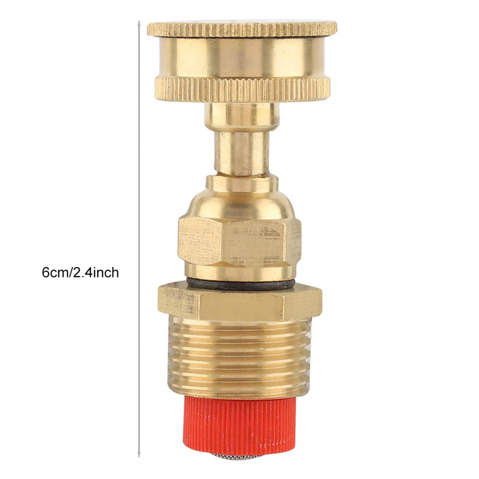 Uadme 4-Hole Irrigation Atomizing Nozzle Dust Removal Nozzle Copper Misting Nozzle Sprinkler Watering Spray Atomization Home Garden Irrigation