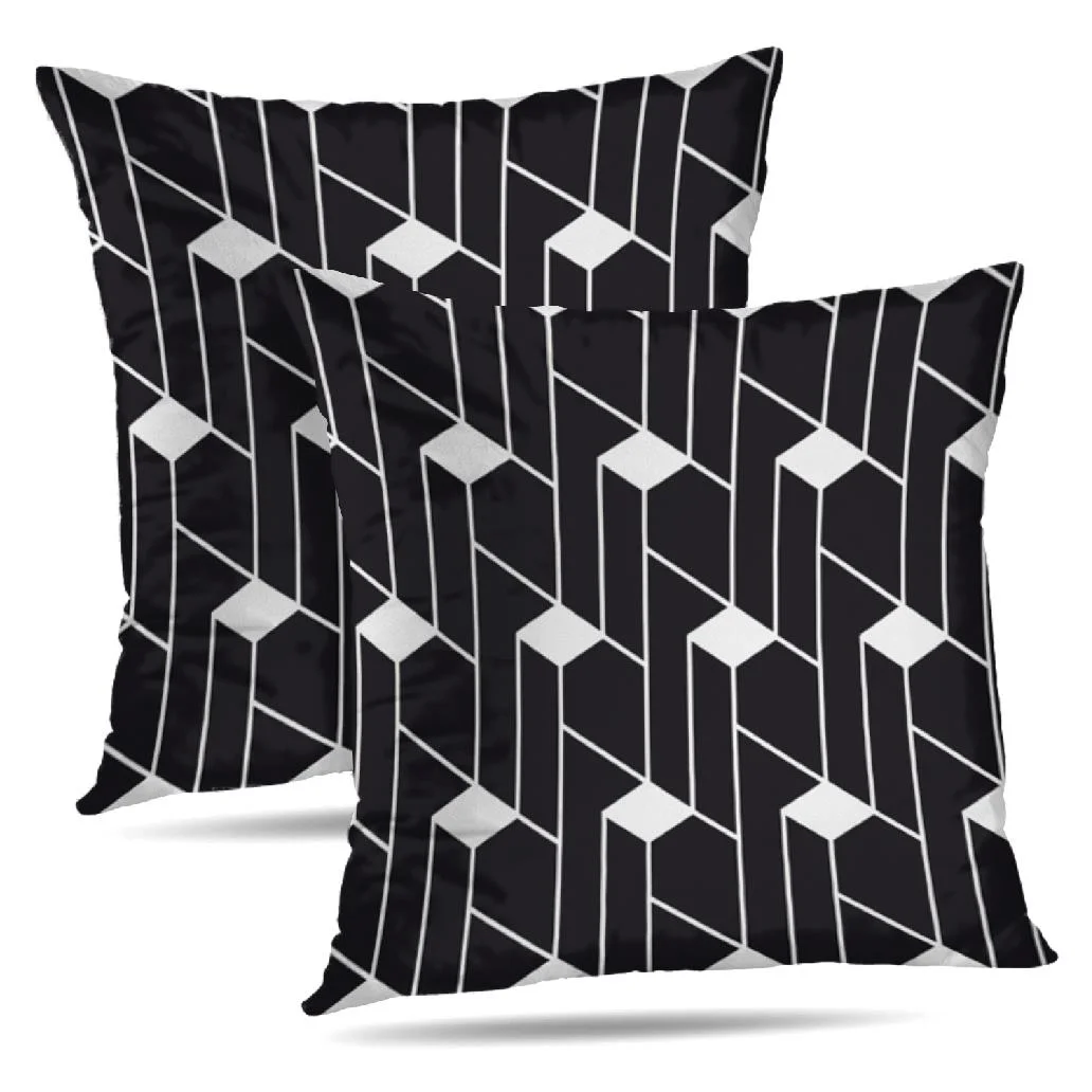 LALILO Throw Pillow Covers Striped Geometric Straight Lines Cushion Cover 18