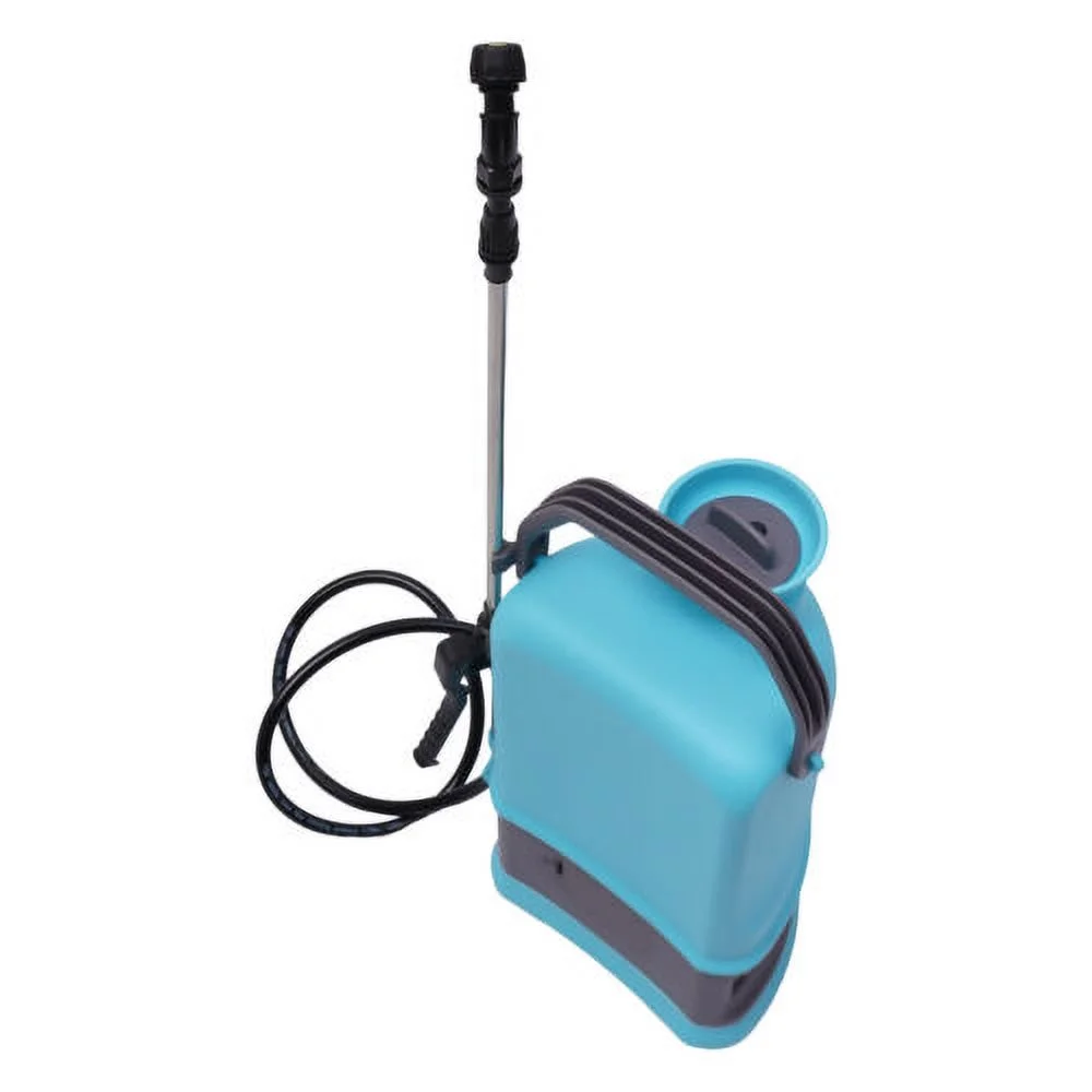 1.32 Gal Electric Garden Weed Sprayer Battery Powered 5 Nozzles Retractable Wand