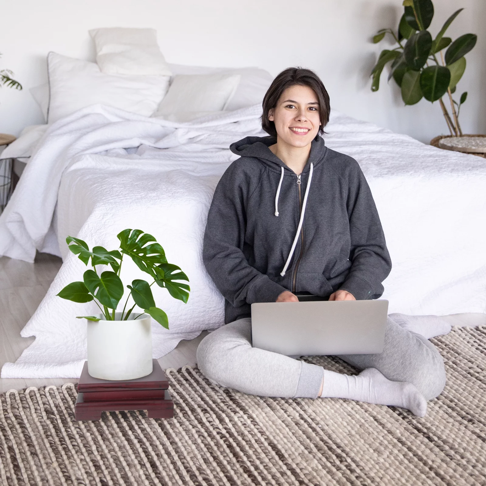 Flower Pot Base Bracket Chic Flowerpot Pedestal Decor Square Bowl Stand Home Density Board Plant Stands Indoor