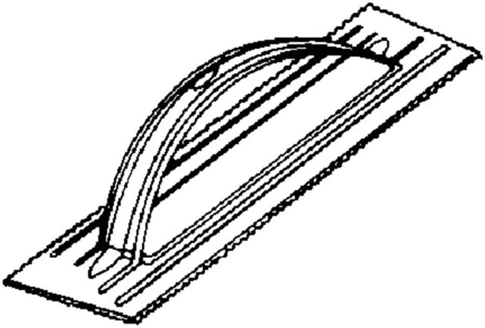 Clark Tile PT-187 Poly-Pro V-Notch Trowel