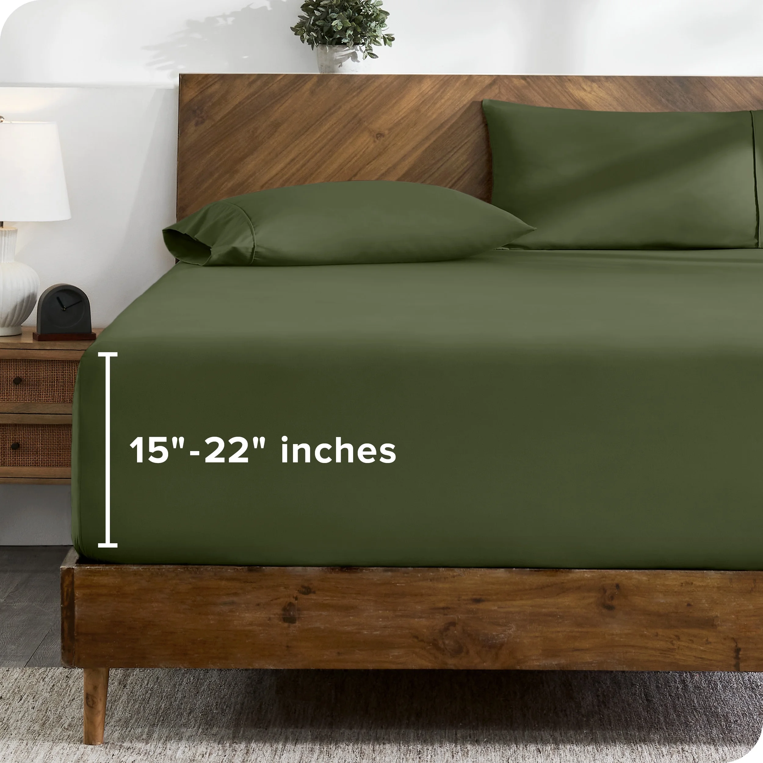 Bare Home Fitted Sheet - 22