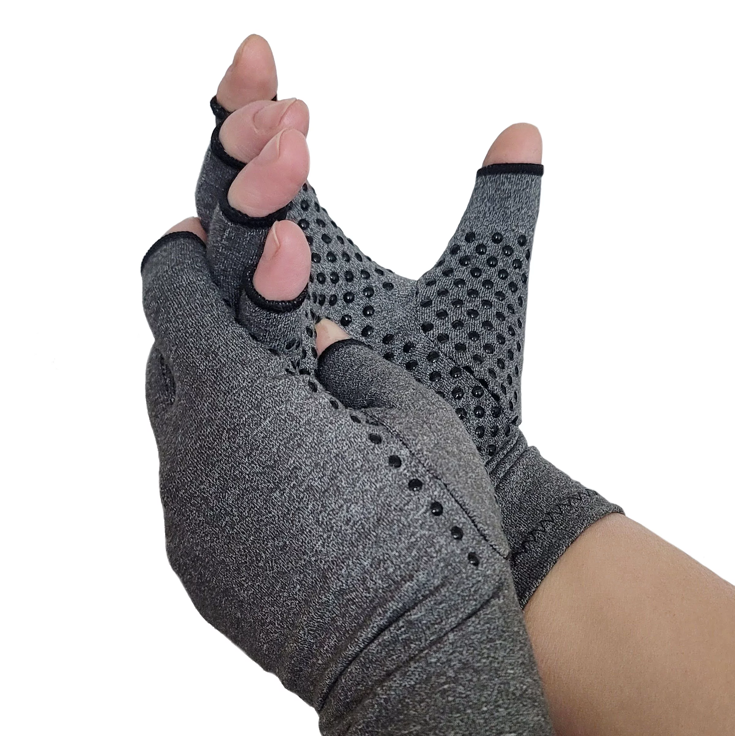 Handy Solutions Fingerless Compression Gloves for Arthritis - Size Small