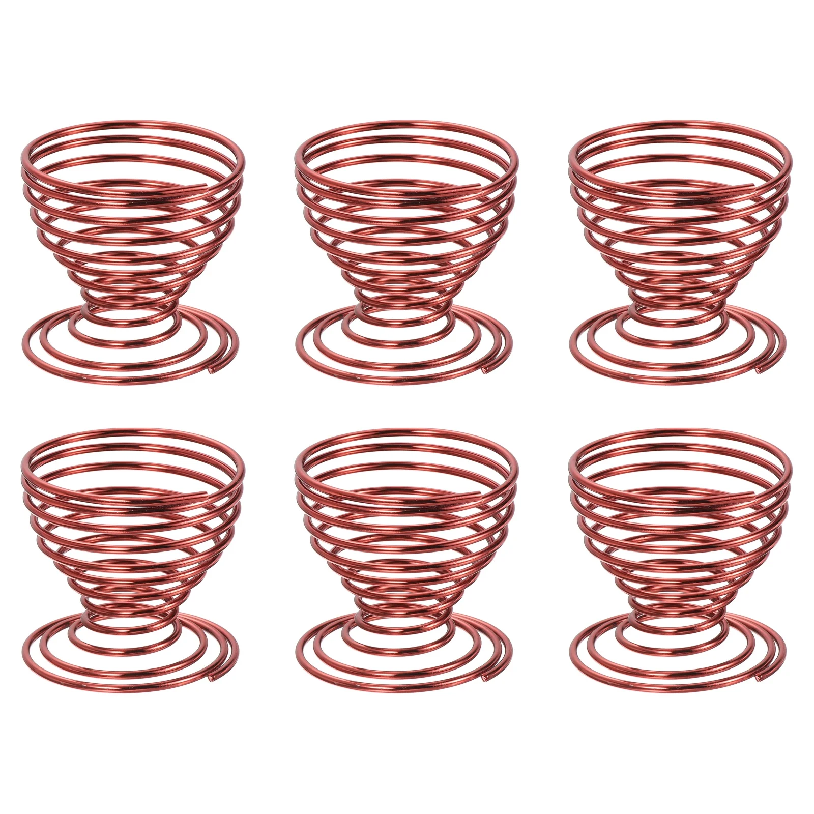 Uxcell Air Plant Holder, Plant Stand Rack Pot Containers for Home Office, Electrophoresis Red, 6 Pack