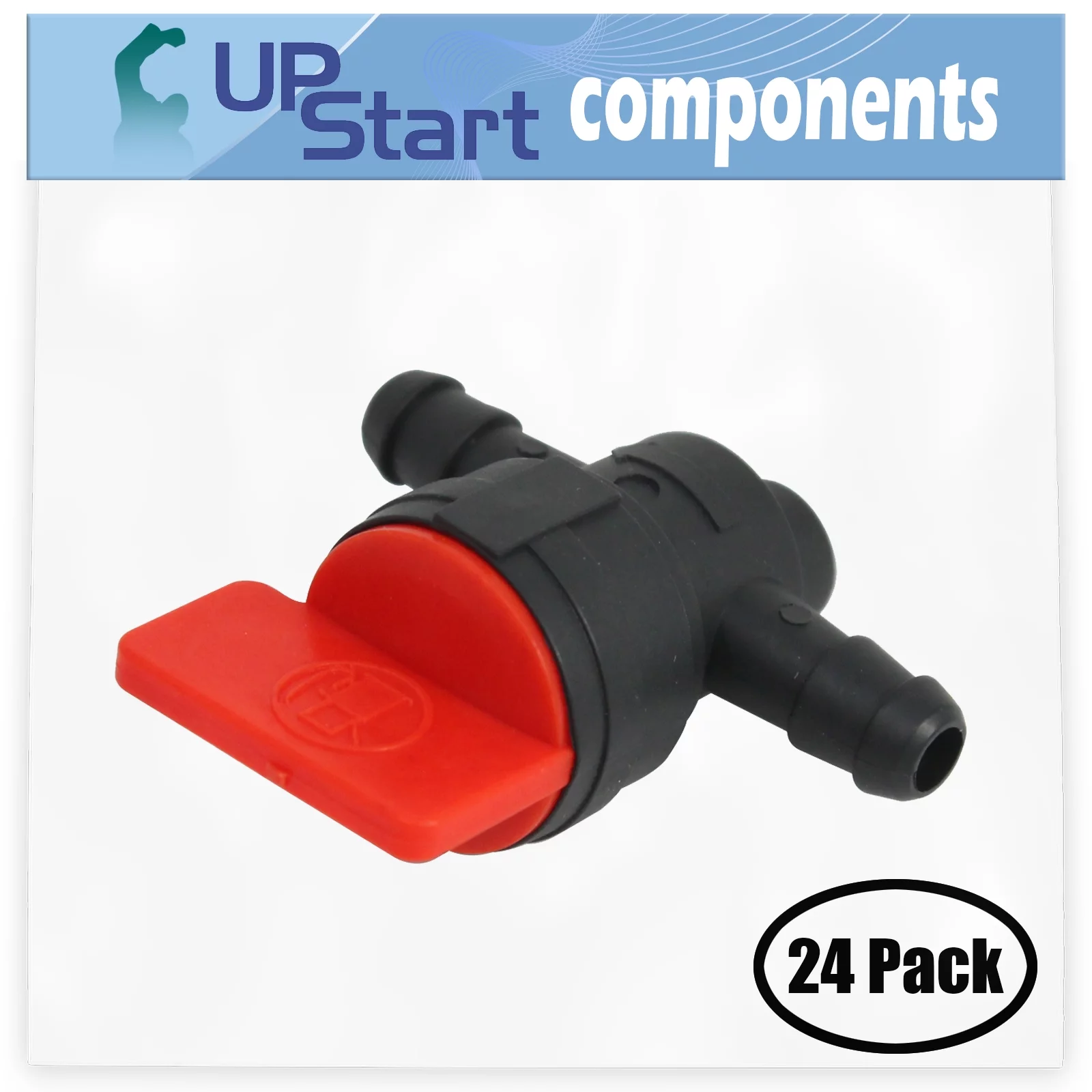 24-Pack 698183 Fuel Shut Off Valve Replacement for Toro 70185 (260000001-260999999)(2006) Lawn Tractor - Compatible with 494768 Fuel Cut Off Shut Off Valve