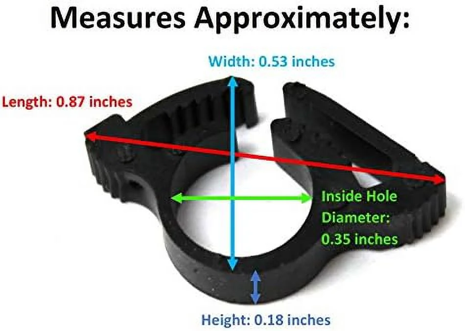 Inch High Pressure Drip Irrigation Tubing Clamps (25)