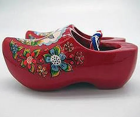 Dutch Wooden Shoes Deluxe Red
