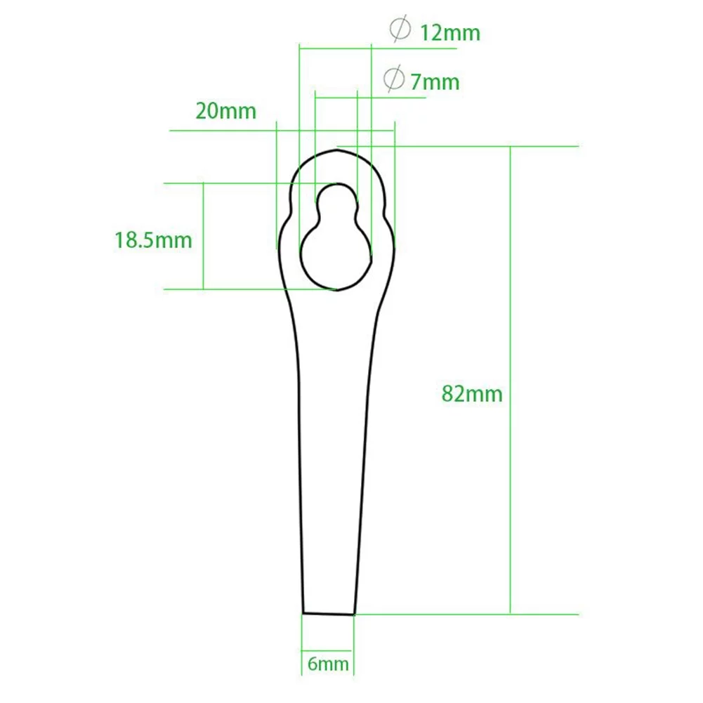 LIKEM 1Pcs Stainless Steel Replacement Blades Spare for Stihl Fsa 45 Fsa 57 Trimmer